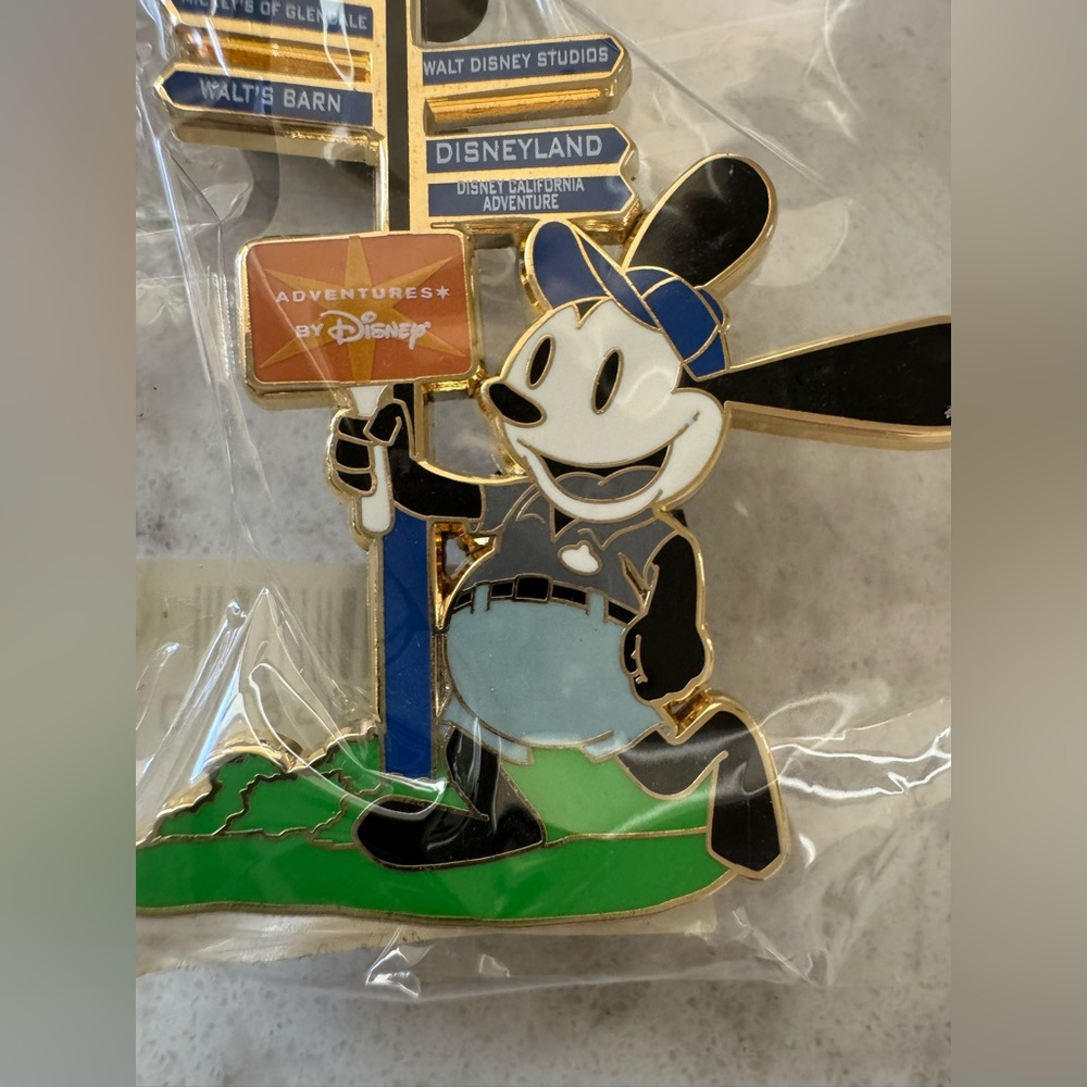 Disney Gold and Black Oswald Enamel Pin Adventures by Disney exclusive - Picture 3 of 4